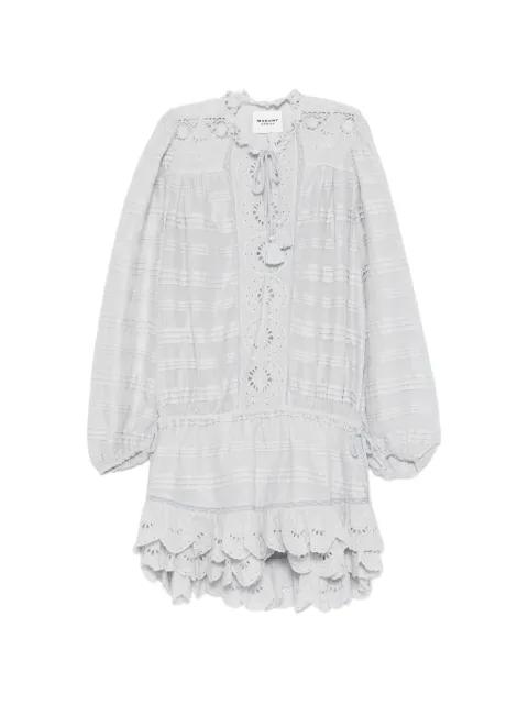 Preya ruffled cotton mini dress by MARANT ETOILE