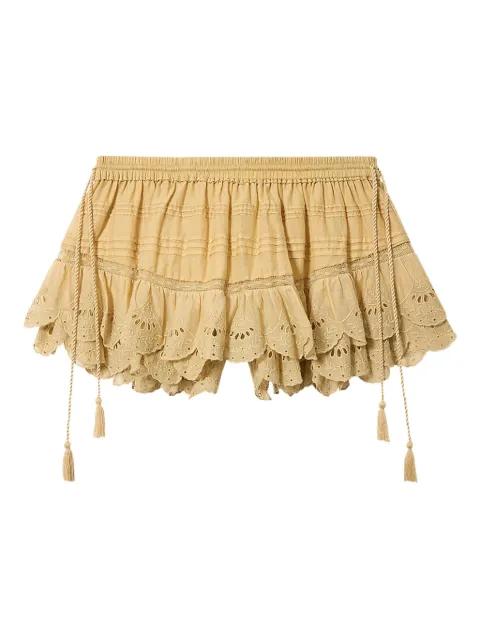 Puria ruffled shorts by MARANT ETOILE