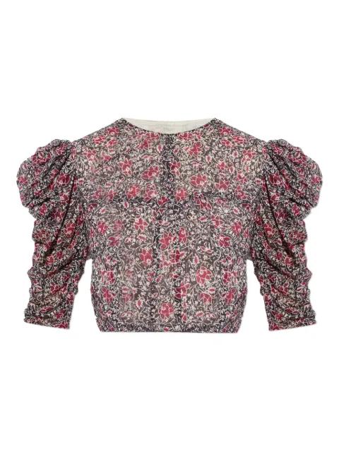 Silva floral-pattern blouse by MARANT ETOILE