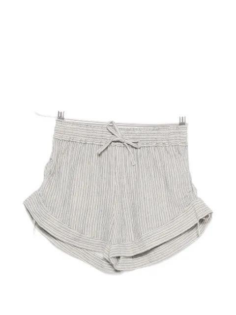 Thaliany striped tie-waist shorts by MARANT ETOILE