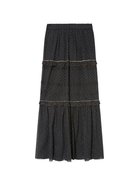 Volodia ruffled maxi skirt by MARANT ETOILE