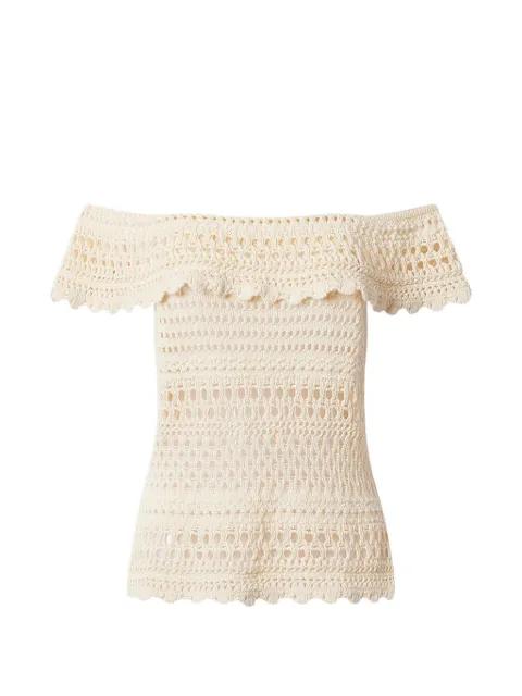 ZAELLE crochet off-shoulder top by MARANT ETOILE