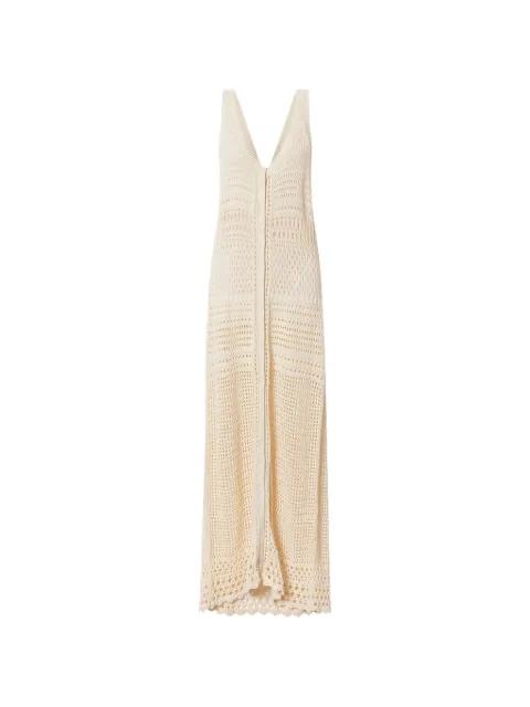 Zaro V-neck crochet maxi dress by MARANT ETOILE