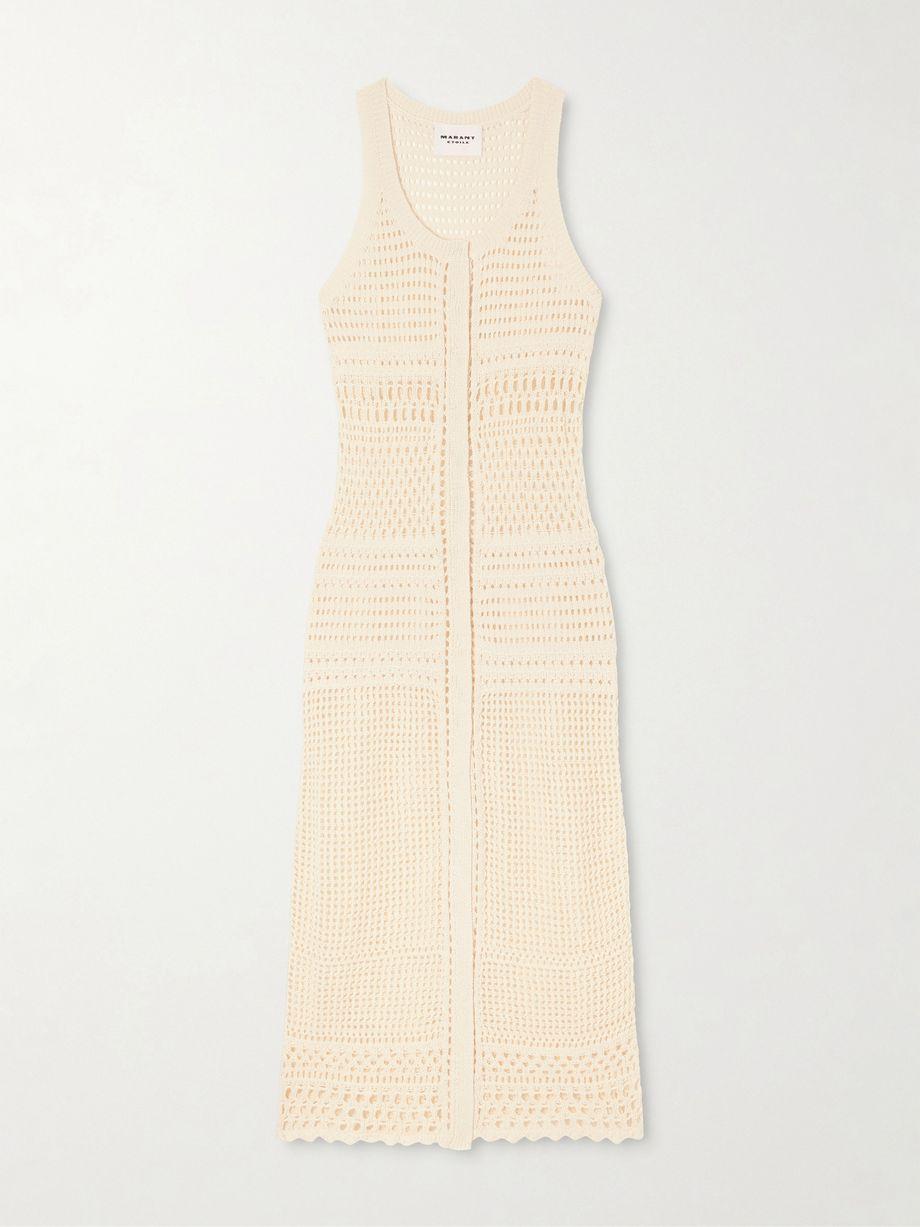Zaro open-knit cotton-blend maxi dress by MARANT ETOILE