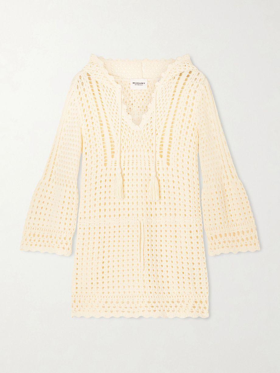 Zelnie crocheted cotton-blend mini dress by MARANT ETOILE