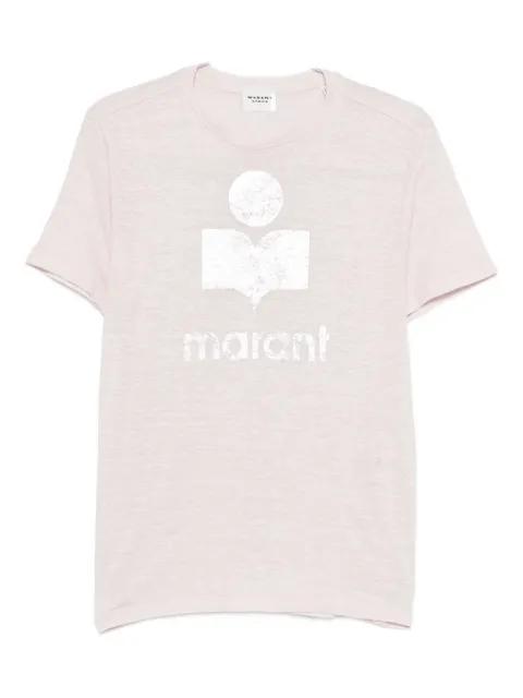 Zewel logo-print linen T-shirt by MARANT ETOILE