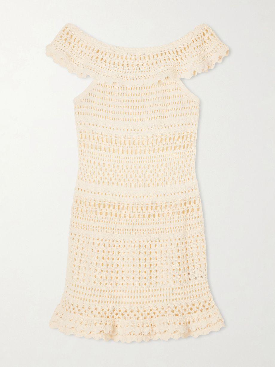 Zoa crocheted cotton-blend mini dress by MARANT ETOILE