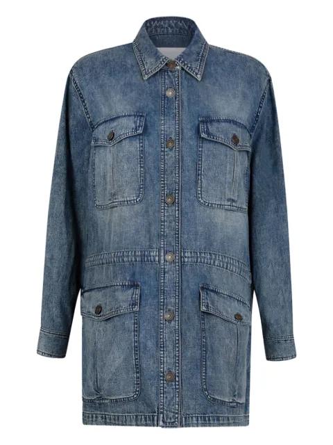 button-fastening denim coat by MARANT ETOILE