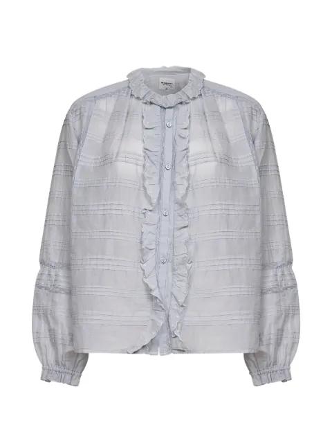 button ruffled shirt by MARANT ETOILE