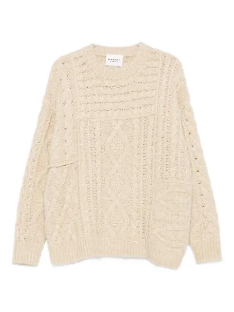 cable-knit crew-neck sweater by MARANT ETOILE