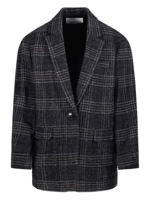checked single-breasted blazer by MARANT ETOILE