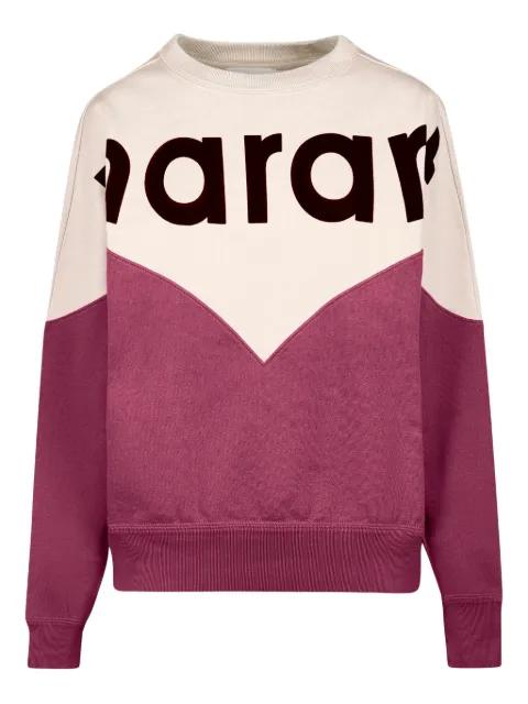 colour-block logo sweatshirt by MARANT ETOILE