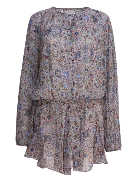 geometric-pattern mini dress by MARANT ETOILE