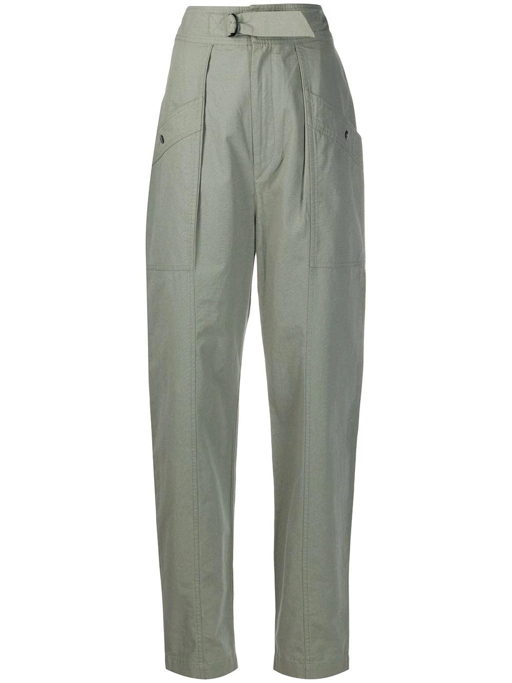 high-waisted tapered trousers by MARANT ETOILE