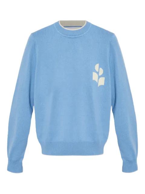 intarsia-knit logo sweater by MARANT ETOILE