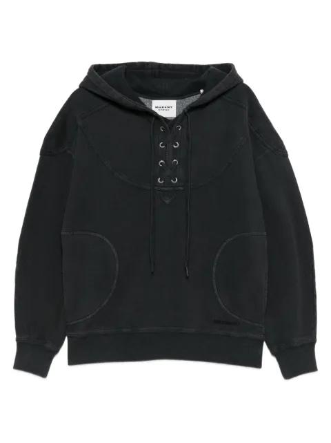 lace-up hoodie by MARANT ETOILE