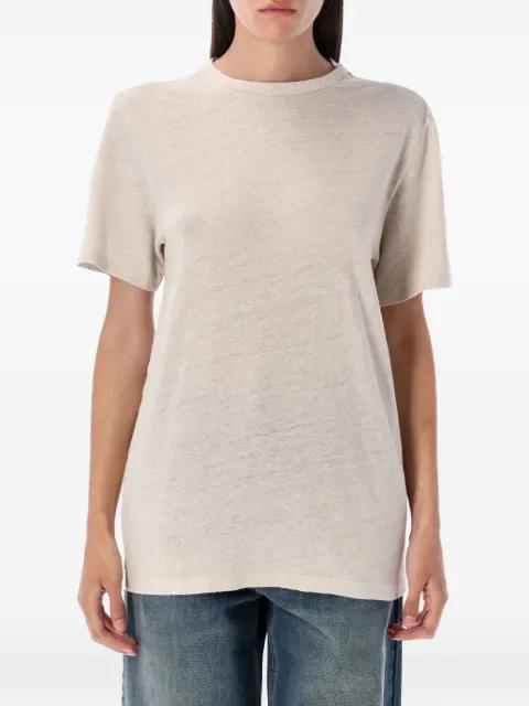 linen crew-neck T-shirt by MARANT ETOILE