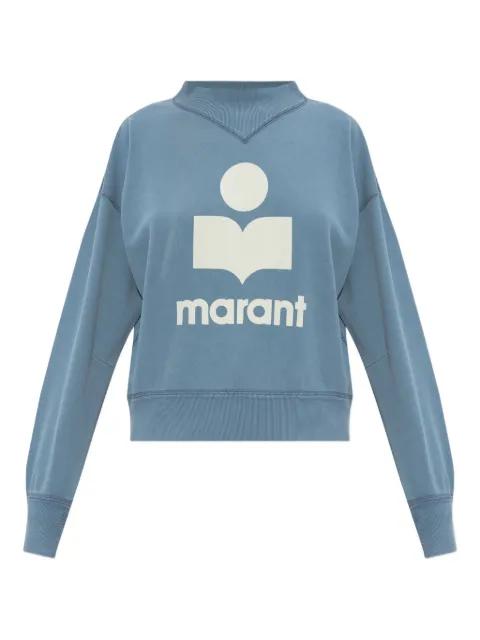 logo-print cotton-blend sweatshirt by MARANT ETOILE