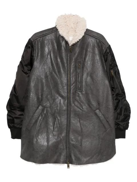 metallic-effect bomber jacket by MARANT ETOILE