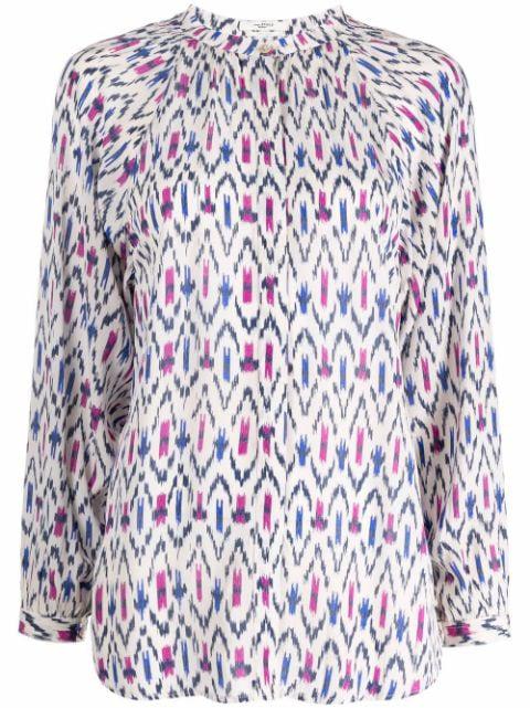 patterned blouse by MARANT ETOILE
