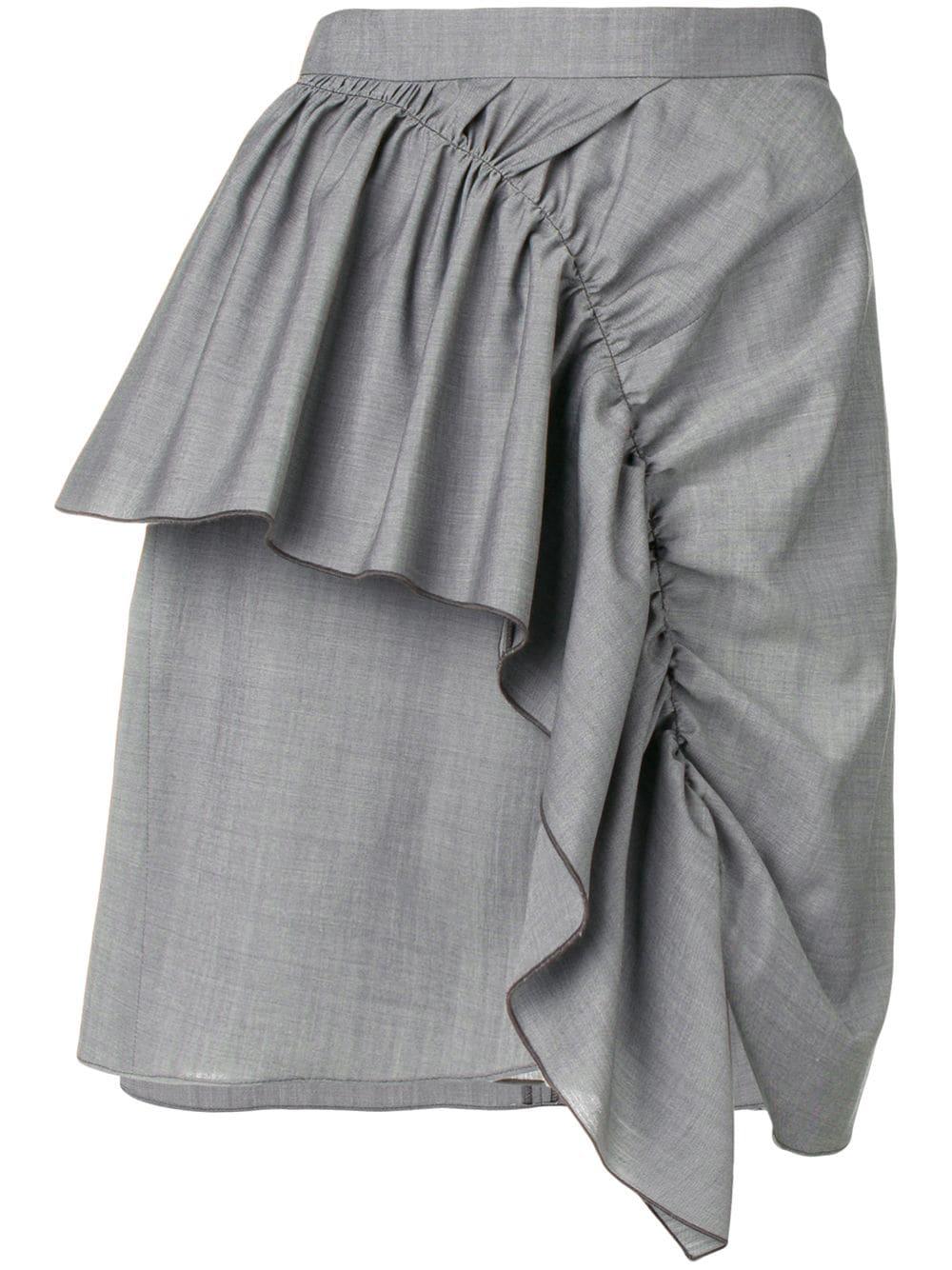 ruffle trim mini skirt by MARANT ETOILE