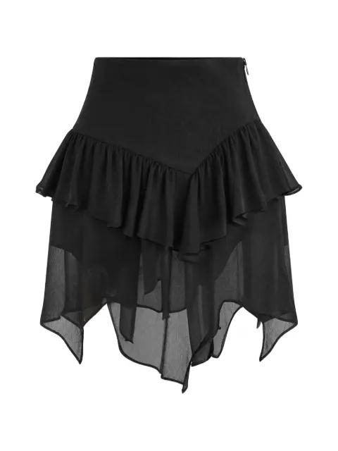 ruffled asymmetric skirt by MARANT ETOILE