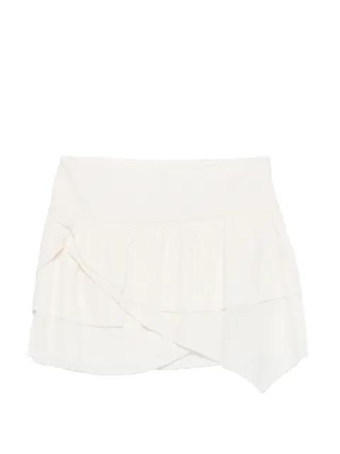 ruffled-detail asymmetric skirt by MARANT ETOILE