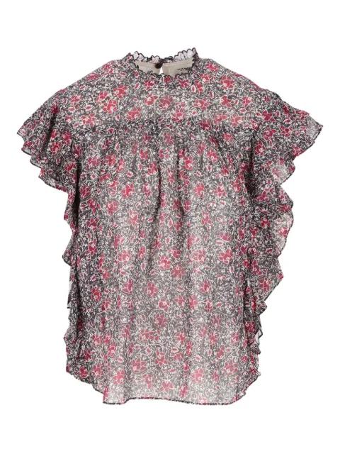 ruffled floral-print top by MARANT ETOILE