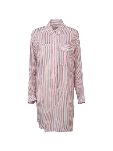 striped chest-pocket dress by MARANT ETOILE