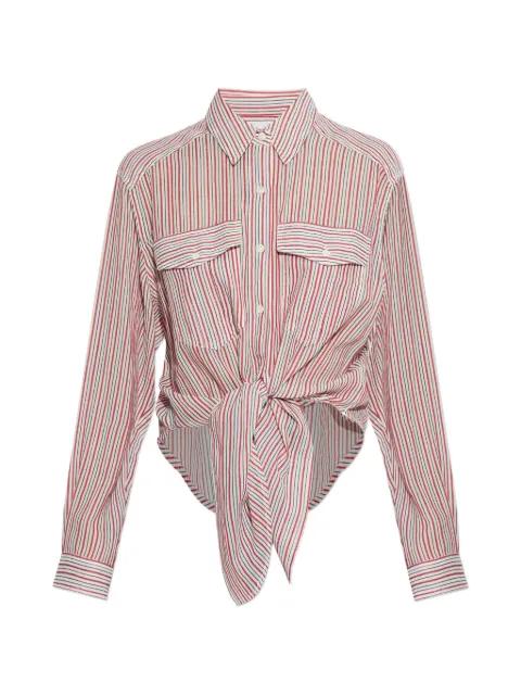 striped pocket shirt by MARANT ETOILE