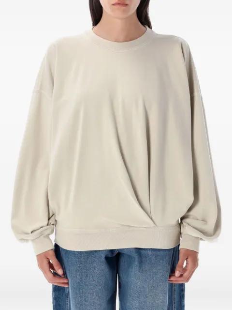 twist-detail crew-neck sweatshirt by MARANT ETOILE