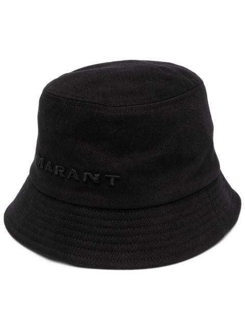 Haley embroidered-logo cotton bucket hat by MARANT