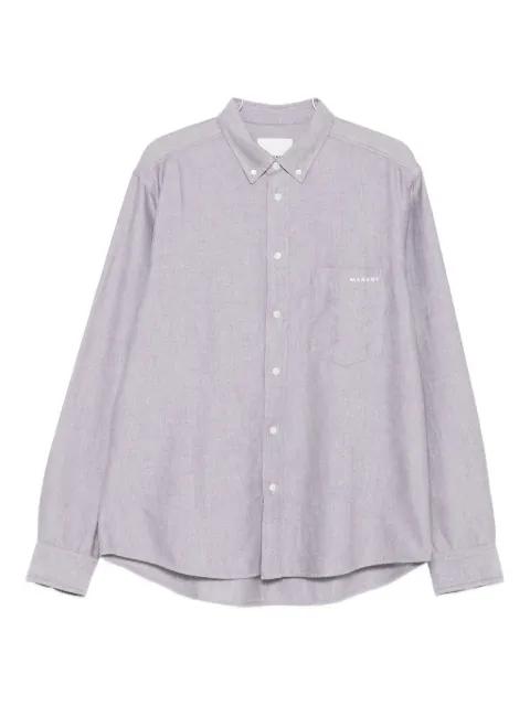 Jasolo embroidered-logo shirt by MARANT