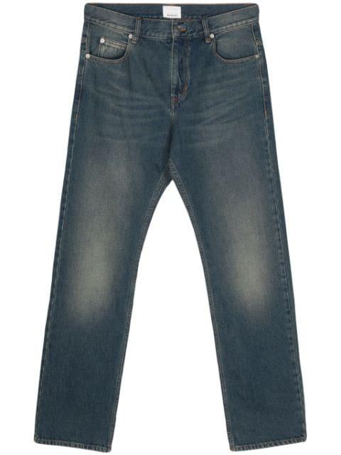 Joakim mid-rise straight-leg jeans by MARANT