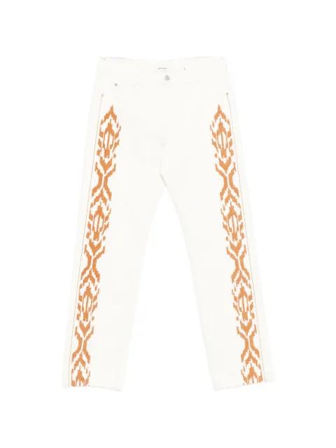 Lewys embroidered jeans by MARANT