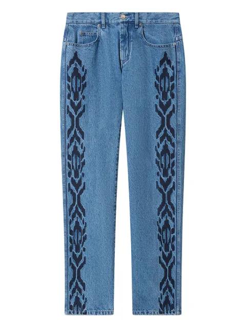 Lewys embroidery jeans by MARANT