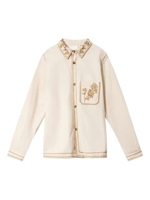 Rudy embroidered shirt jacket by MARANT