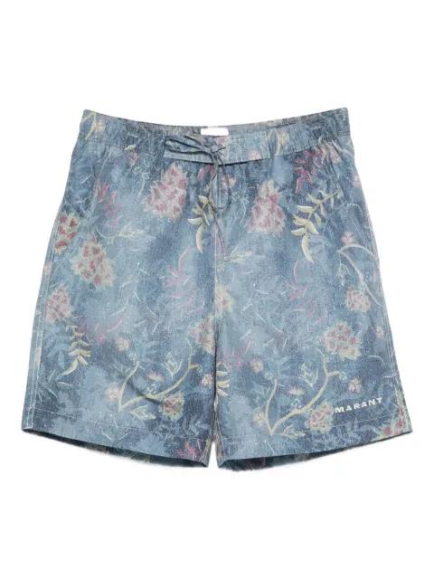 floral-print beachwear shorts by MARANT