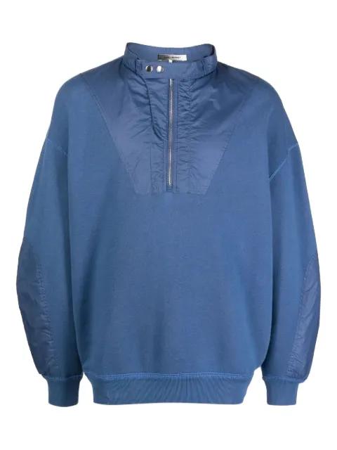 half-zip panelled sweatshirt by MARANT