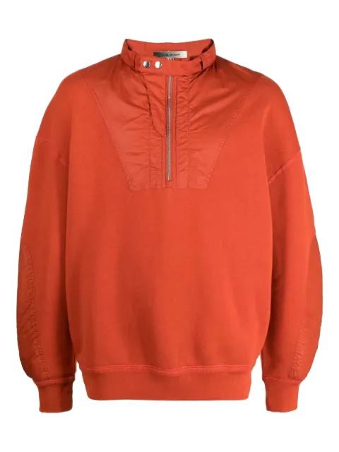 half-zip panelled sweatshirt by MARANT