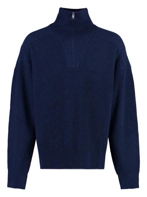 high-neck merino sweater by MARANT
