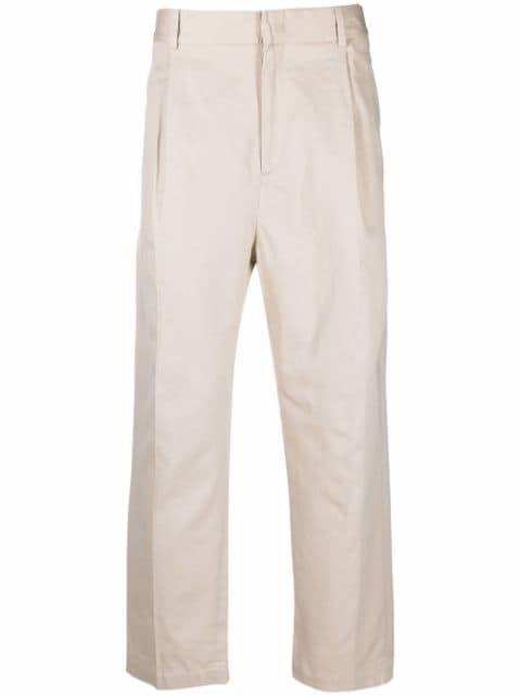 tailored-cut cropped trousers by MARANT
