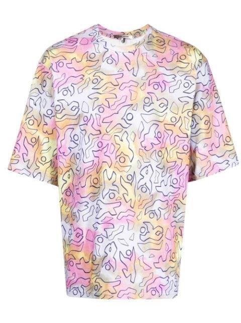 tie-dye cotton T-shirt by MARANT