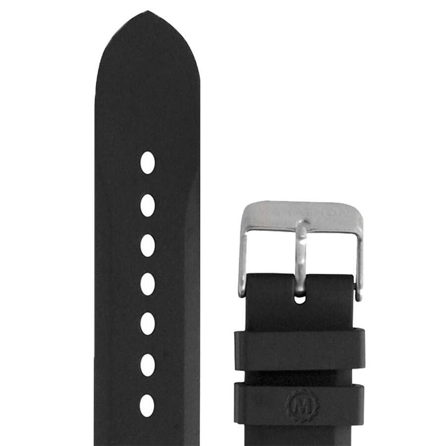 Marathon Two-Piece Dive Strap Brushed Steel Black Unisex Straps WS-RB-BKSS-20 by MARATHON Marathon Two-Piece Dive Strap Brushed Steel Black Unisex Straps WS-RB-BKSS-20 by MARATHON