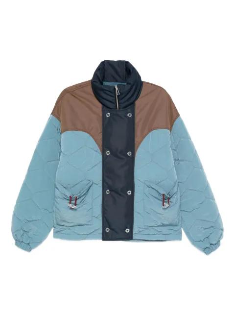 Kate quilted panelled coat by MARBELL