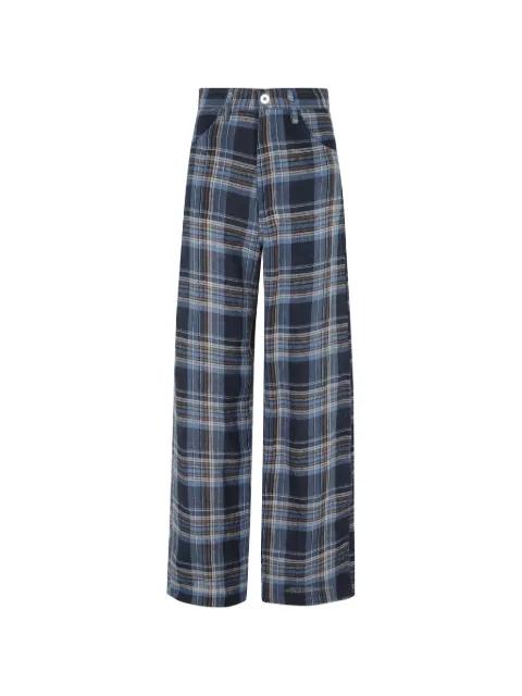 belt-loops trousers by MARBELL