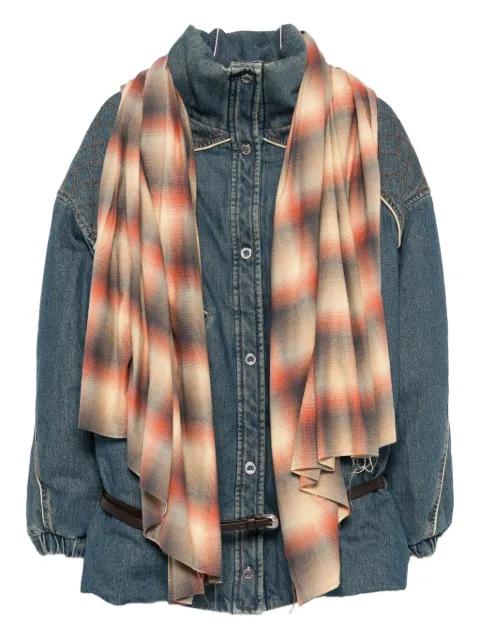 belted jacket by MARBELL