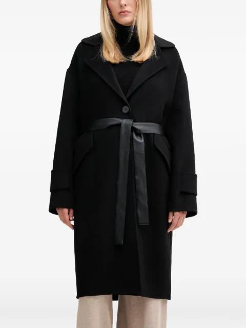 belt buttoned coat by MARC AUREL