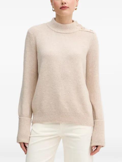 button roll neck sweater by MARC AUREL