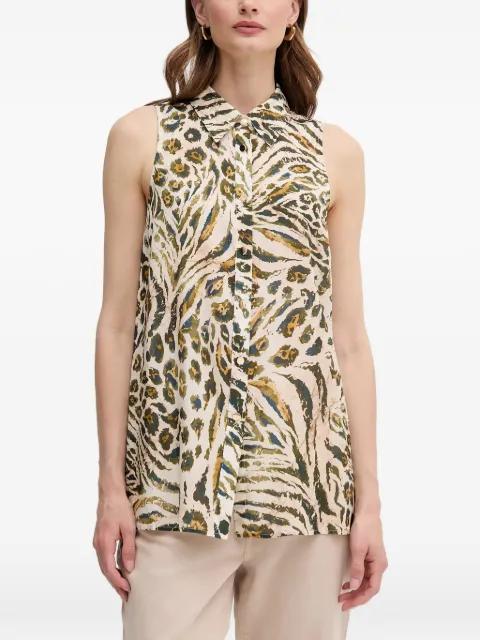 buttoned sleeveless top by MARC AUREL
